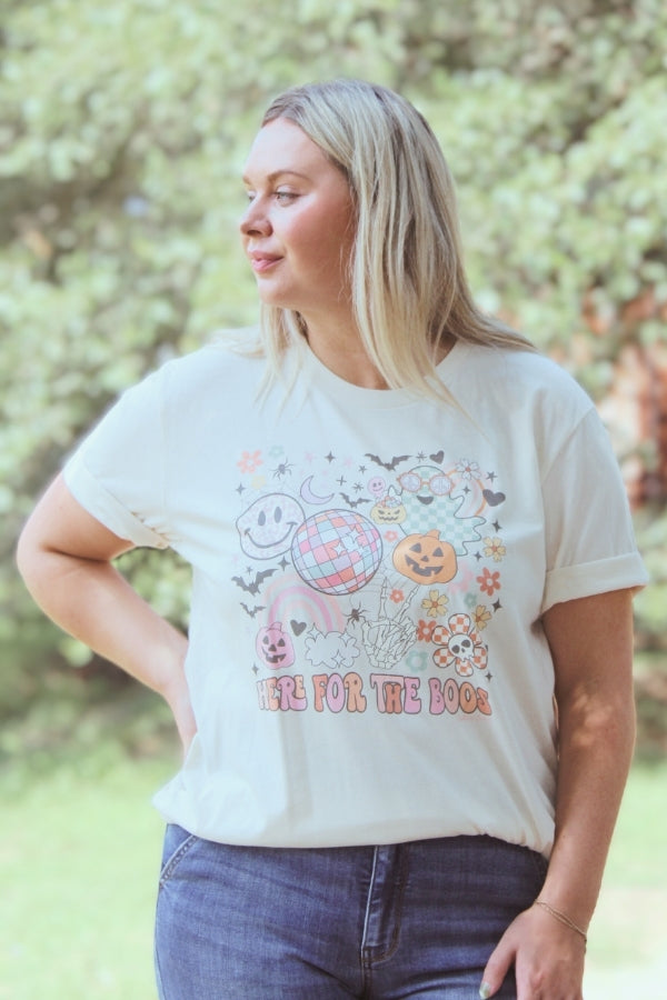 Here for the Boos Graphic T-Shirt