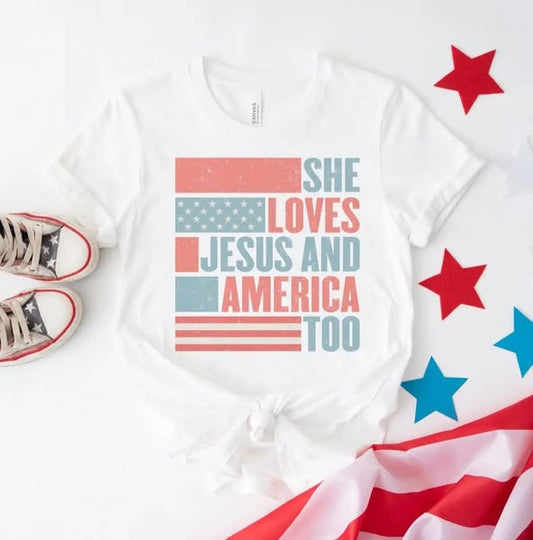 She Loves Jesus and America Too!