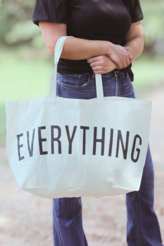 Cream - Everything Oversized Tote