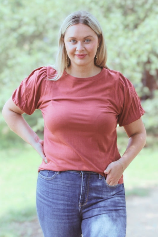 DRESS-UP YOUR T-SHIRT - MARSALA